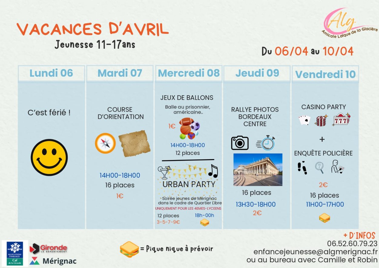 Plus de détails Toutes les infos sur la page jeunesse